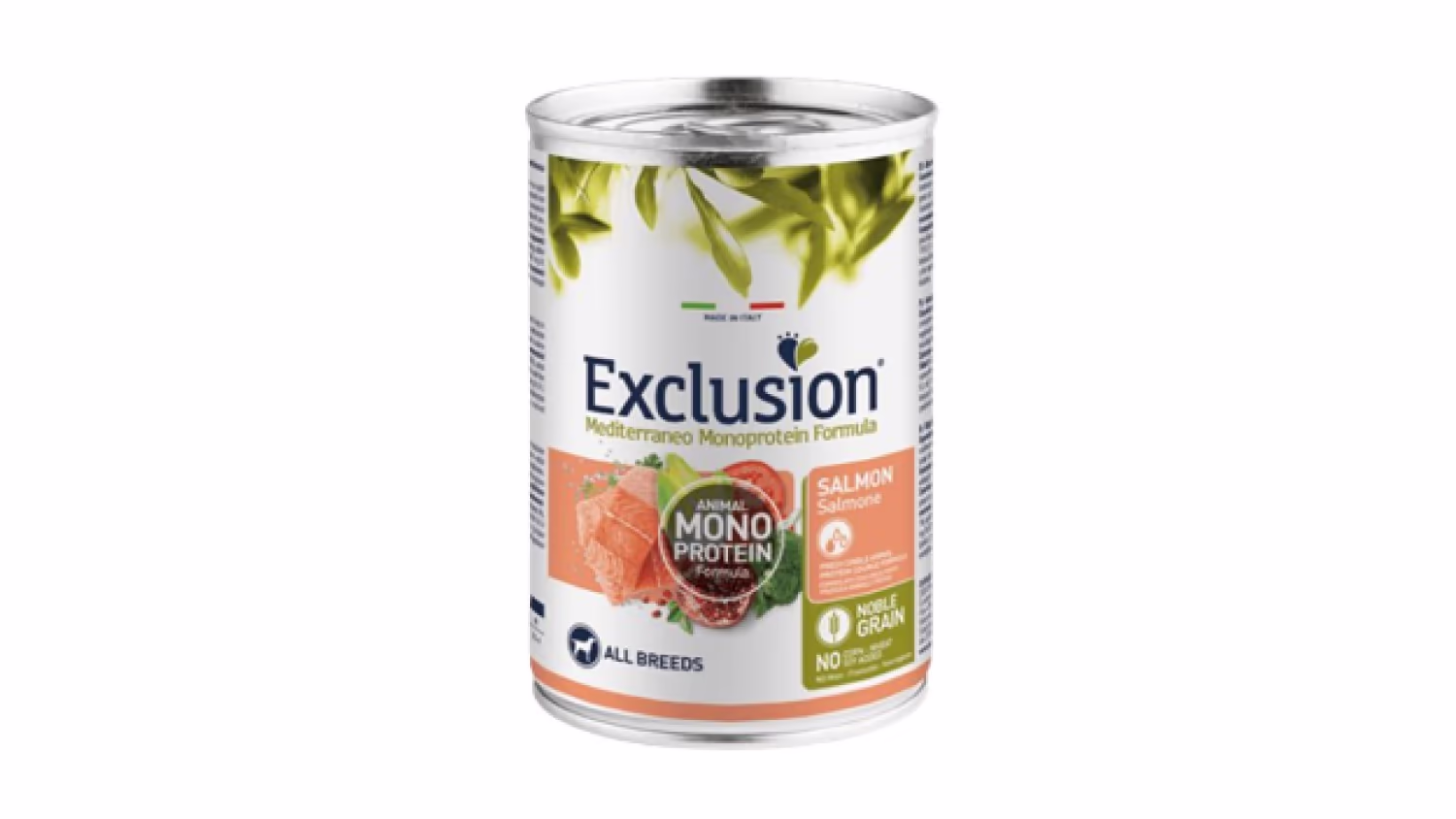 Exclusion Mediterraneo Monoprotein adult losos 400g konzerva